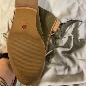 Blonde Suede Booties